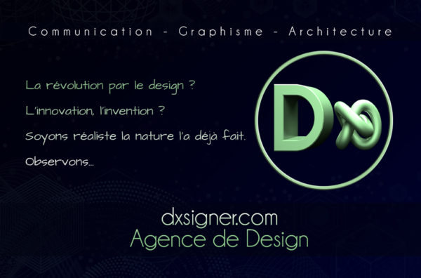 Carte de visite Dxsigner Graphic design en Bretagne Finistère graphiste - Branding - Product design - Motion design - Architecture - écologique