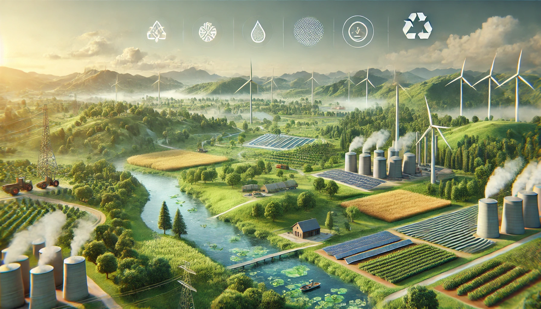 Une image qui represente Des projets de design régénératif intégrés dans des stratégies RSE pour une régénération durable des ressources