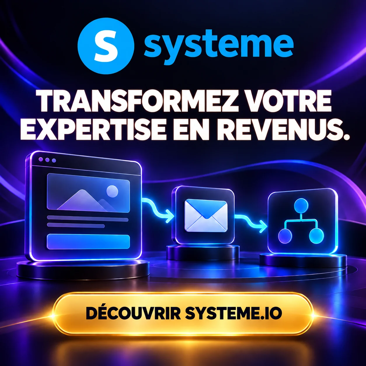 Transformez votre expertise en revenus avec Systeme.io